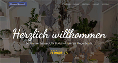 Desktop Screenshot of blumen-behrendt.de