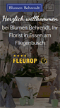 Mobile Screenshot of blumen-behrendt.de